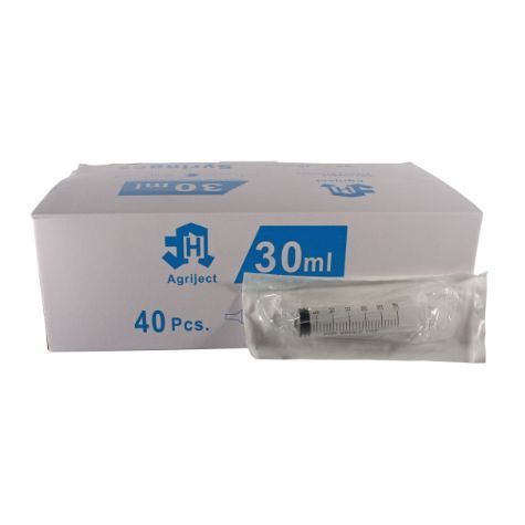 30ml (40Pack) Disposable Syringe (agriject))