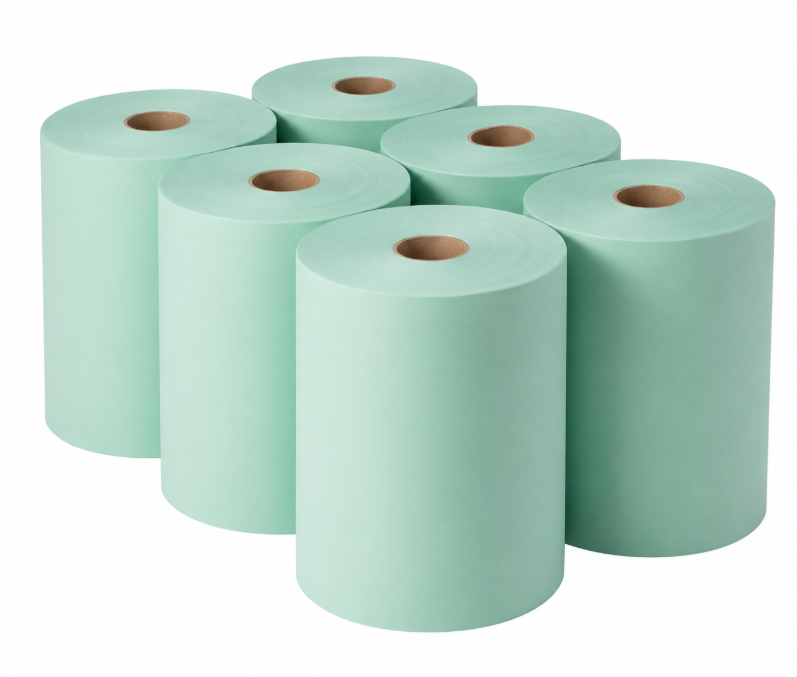 Green Paper Towels 6 Pack