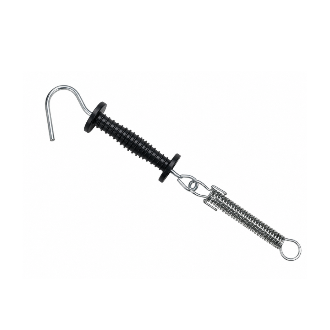 Compression spring gate Handle