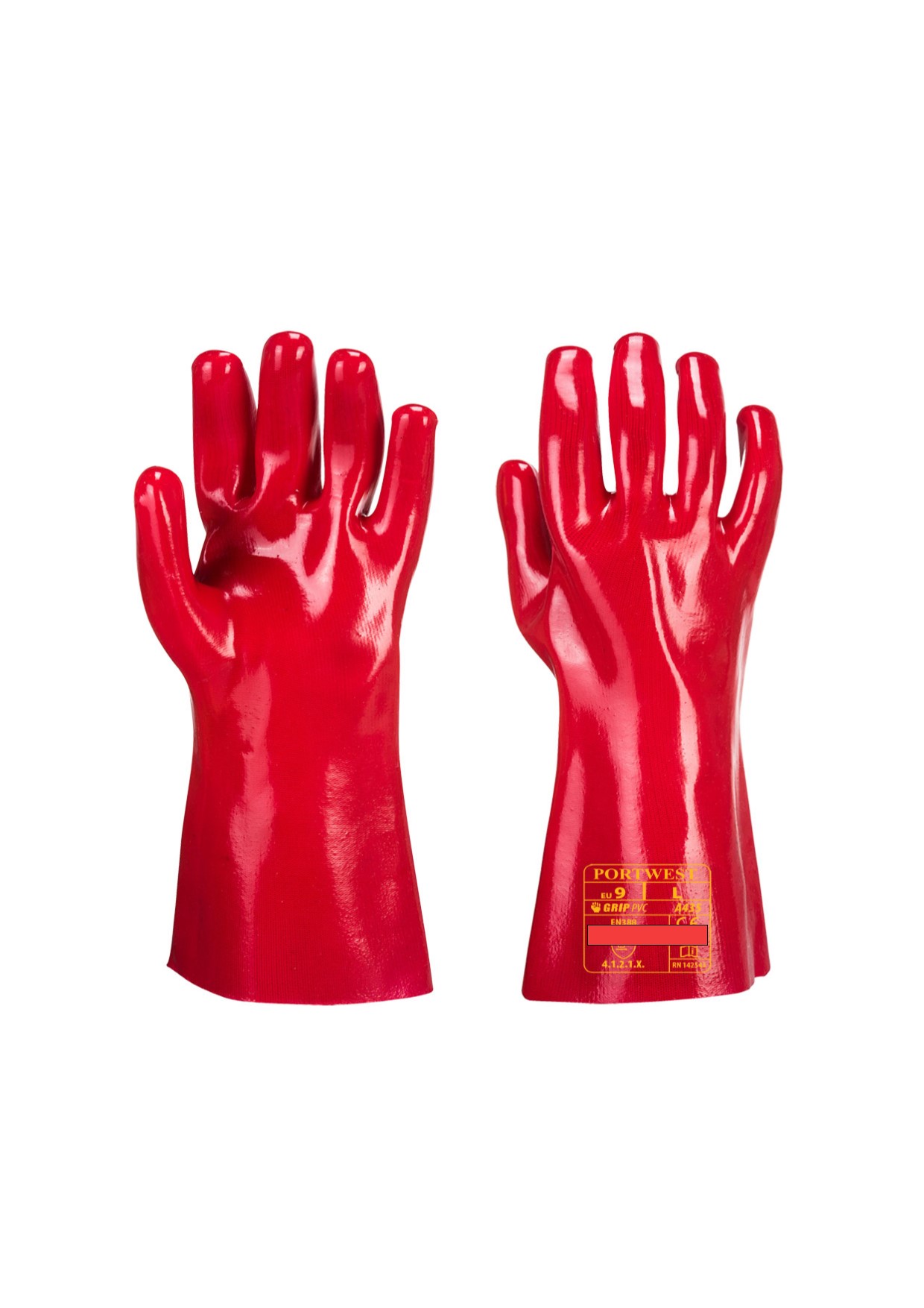 A435 PVC Knotwriat Glove XL