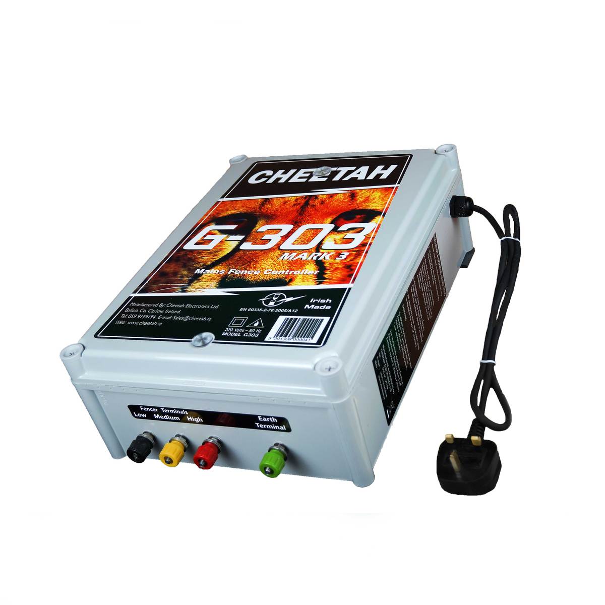Cheetah G303 Mains Fencer - Grazing Control