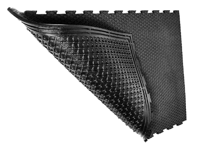 Honeycomb Cubicle Cow Mat