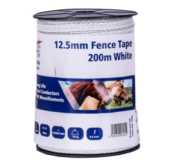 Polytape 12.5mm x 200m - Grazing Control