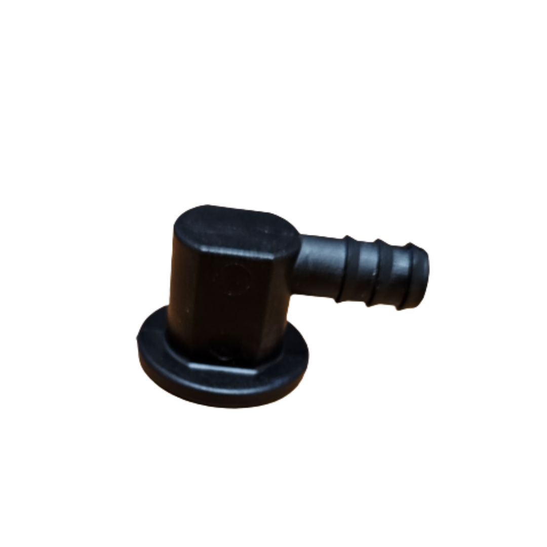 Socket & Nipple for candle base 90 deg