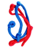 Vink Calf Aid Ropes Red/Blue (pair)